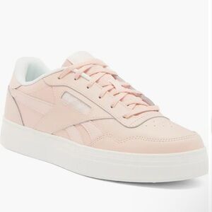 Reebok Court Advance Bold Platform Sneakers Soft Pink Pospin Chalk 8 New